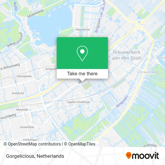 Gorgelicious map