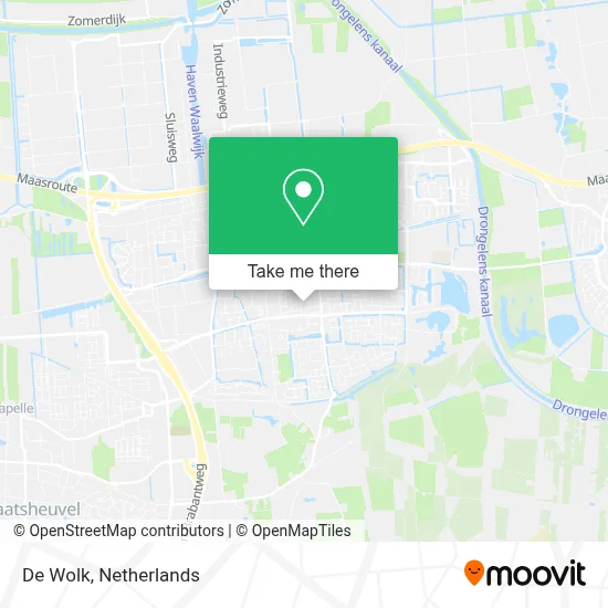 De Wolk map