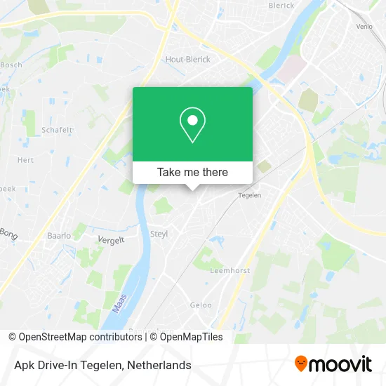 Apk Drive-In Tegelen Karte