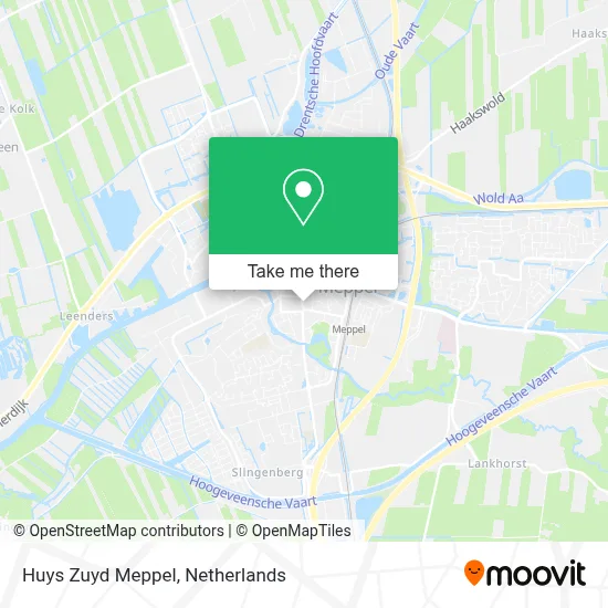 Huys Zuyd Meppel map