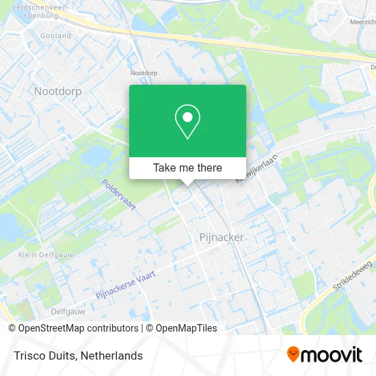 Trisco Duits map