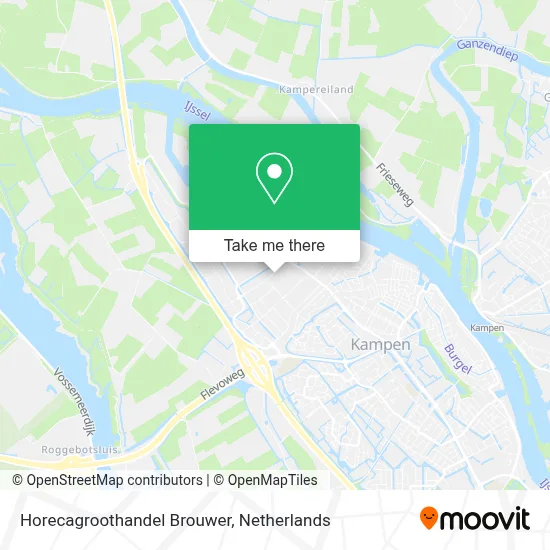 Horecagroothandel Brouwer map