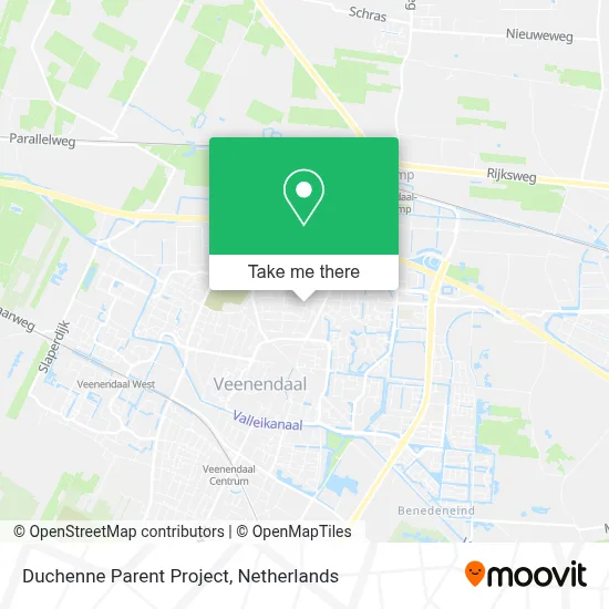 Duchenne Parent Project map