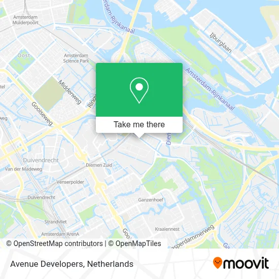 Avenue Developers map