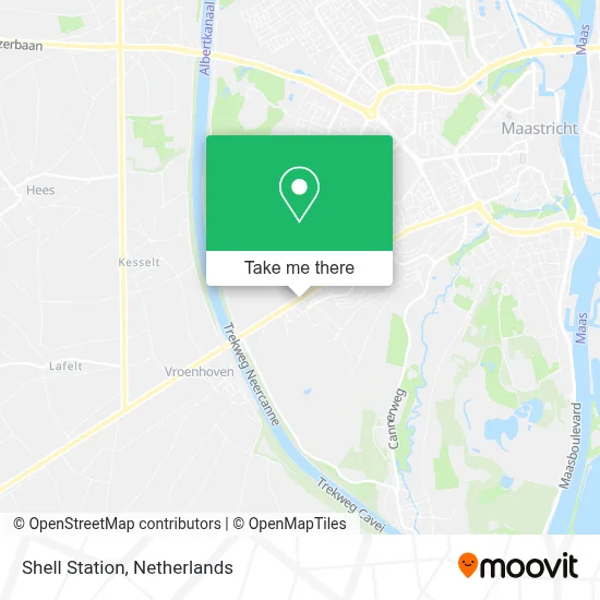 Shell Station map