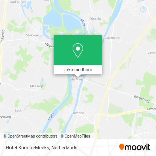 Hotel Knoors-Meeks map