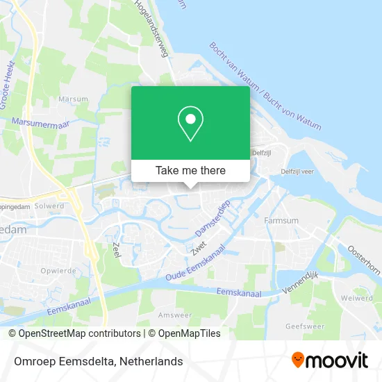 Omroep Eemsdelta map