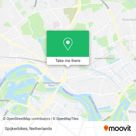 Spijkerbikes map