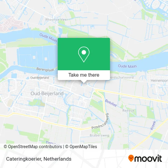 Cateringkoerier map