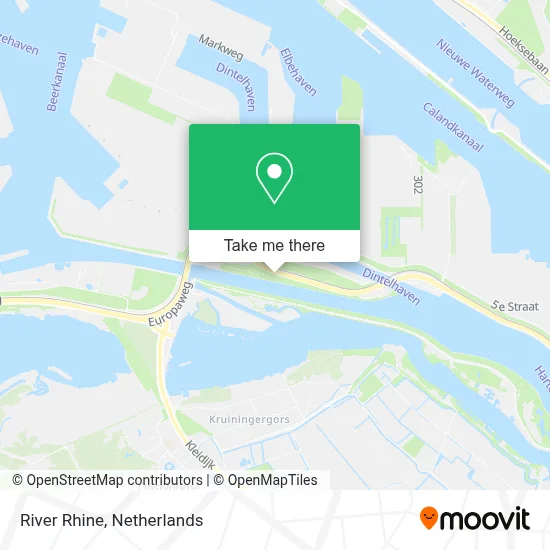 River Rhine map