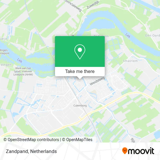 Zandpand map