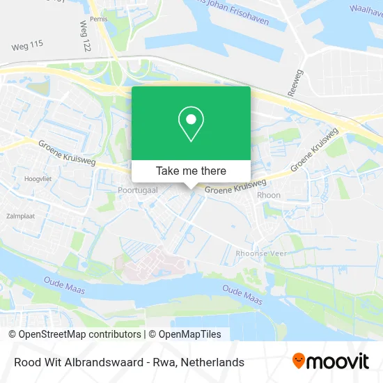 Rood Wit Albrandswaard - Rwa map