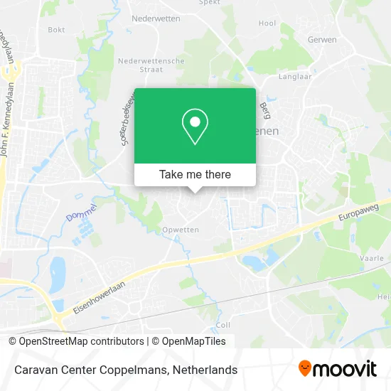 Caravan Center Coppelmans map