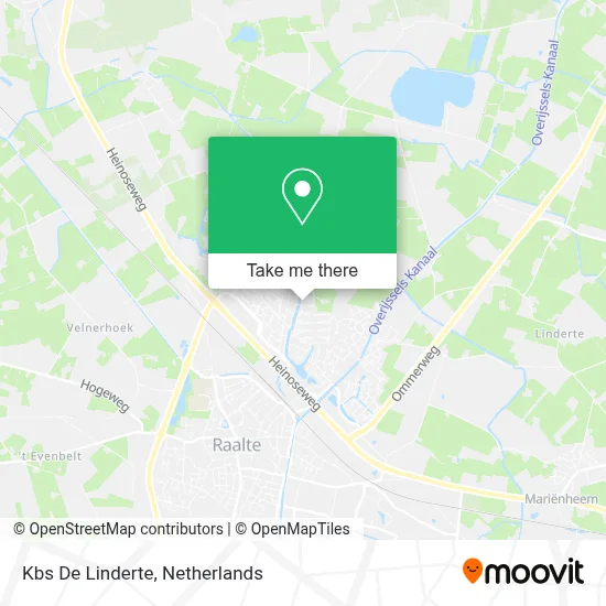 Kbs De Linderte map
