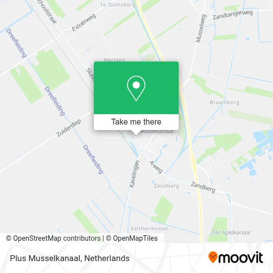 Plus Musselkanaal map