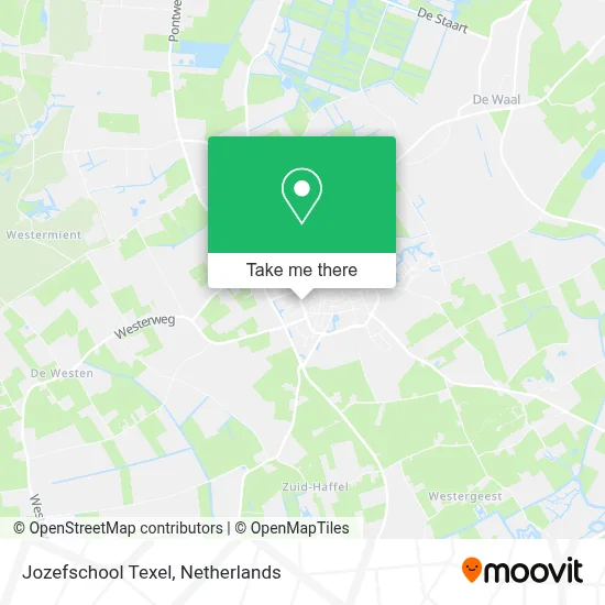 Jozefschool Texel map