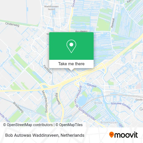 Bob Autowas Waddinxveen map