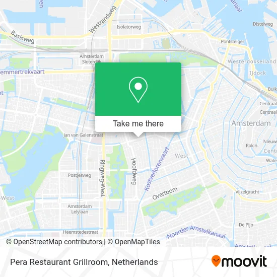 Pera Restaurant Grillroom map