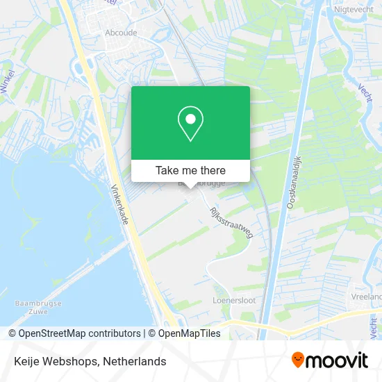 Keije Webshops map