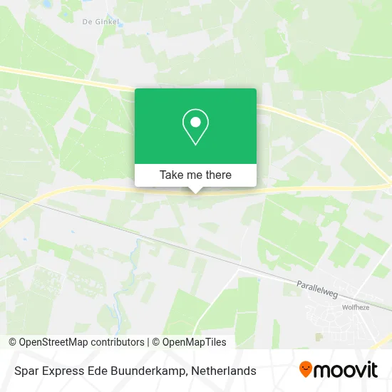 Spar Express Ede Buunderkamp map