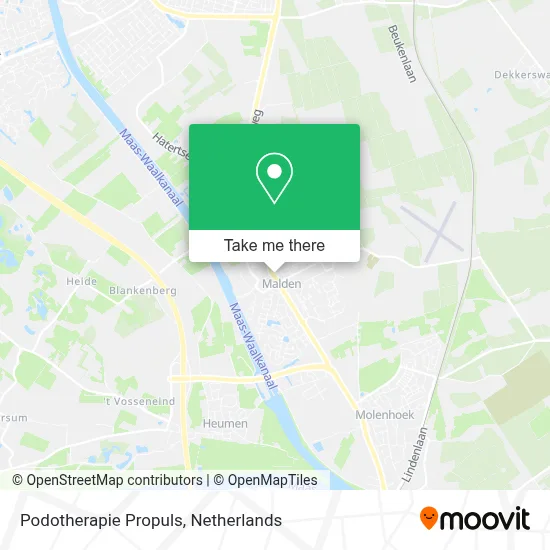 Podotherapie Propuls map