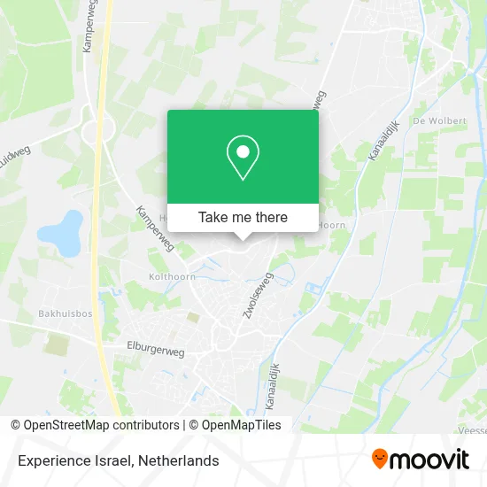 Experience Israel map
