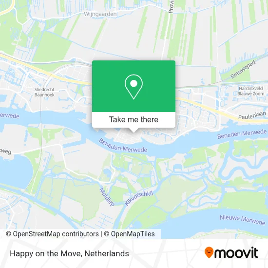 Happy on the Move map