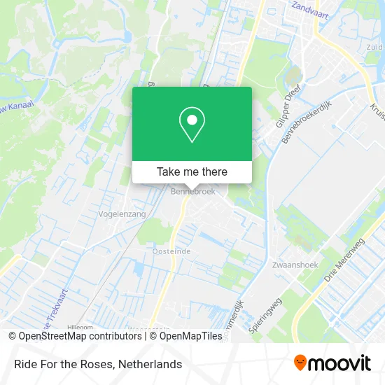 Ride For the Roses map