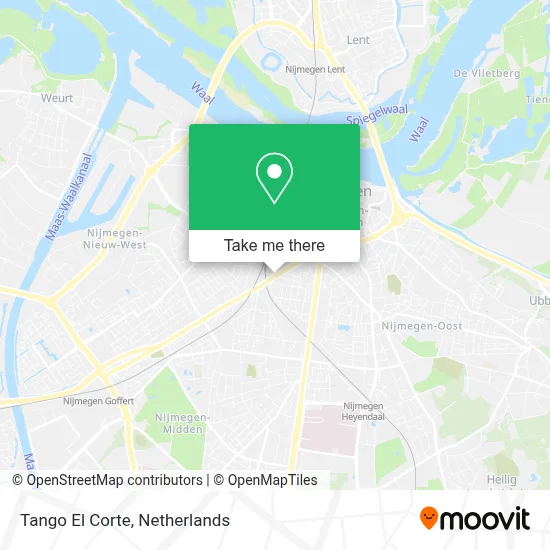 Tango El Corte map