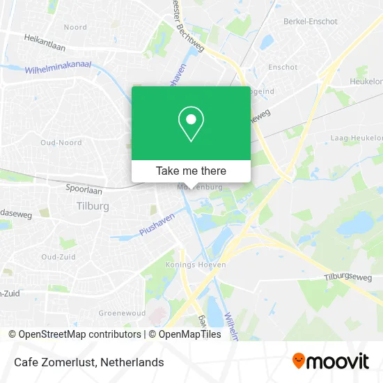 Cafe Zomerlust map