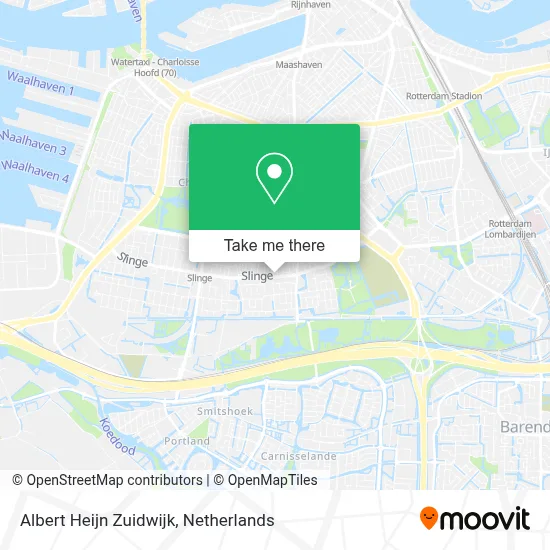 Albert Heijn Zuidwijk map