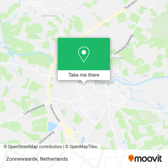 Zonnewaarde map
