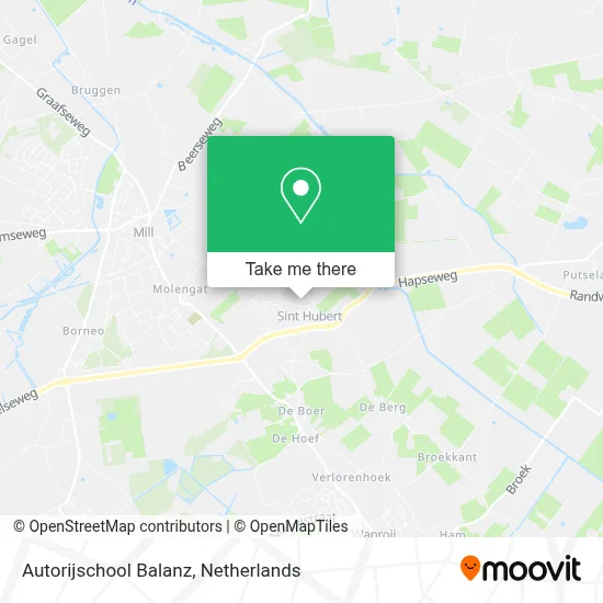 Autorijschool Balanz Karte