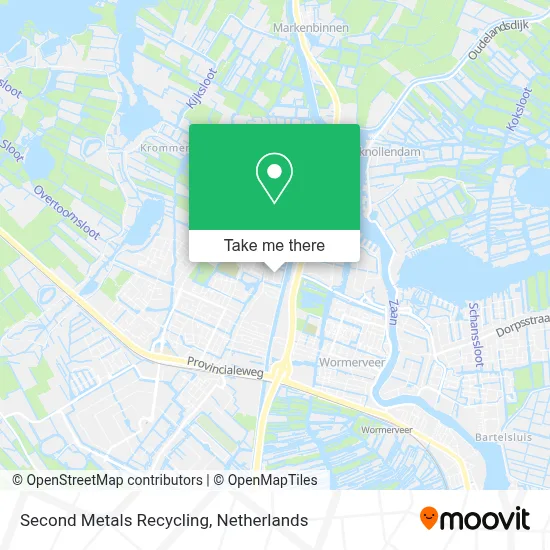 Second Metals Recycling map