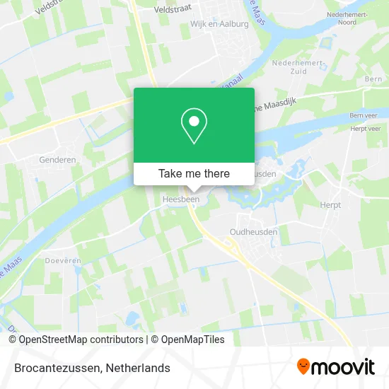 Brocantezussen map