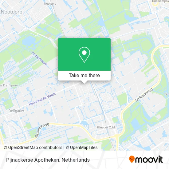 Pijnackerse Apotheken map
