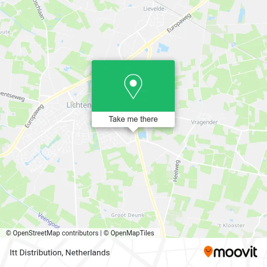 Itt Distribution map
