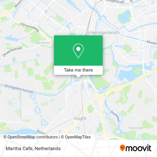 Martha Cafe map