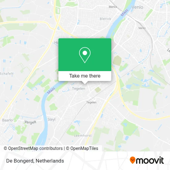 De Bongerd map