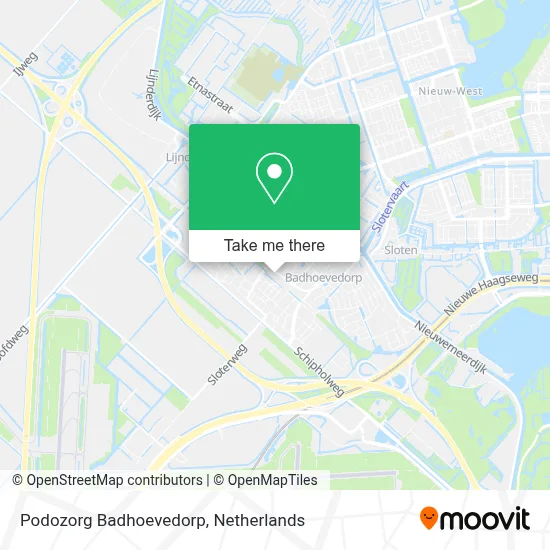 Podozorg Badhoevedorp map