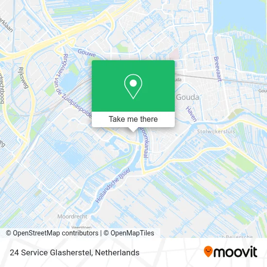 24 Service Glasherstel map