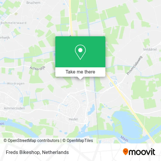 Freds Bikeshop map