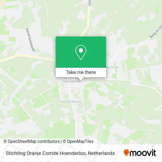 Stichting Oranje Comite Hoenderloo map
