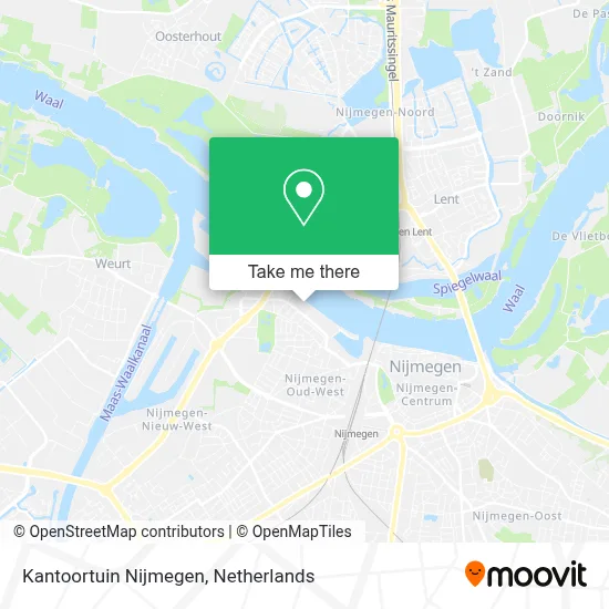 Kantoortuin Nijmegen map