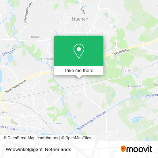 Webwinkelgigant map