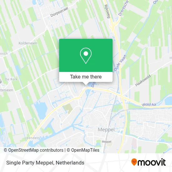 Single Party Meppel map