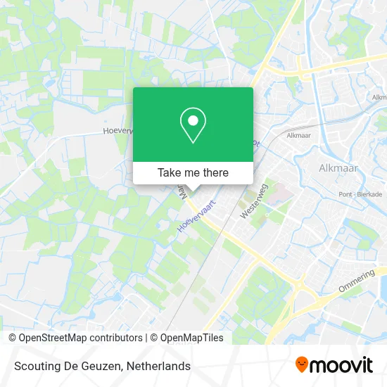 Scouting De Geuzen map