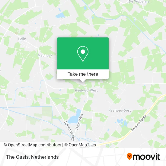 De Oase map