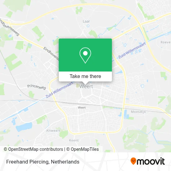 Freehand Piercing map