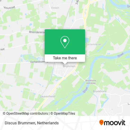Discus Brummen map